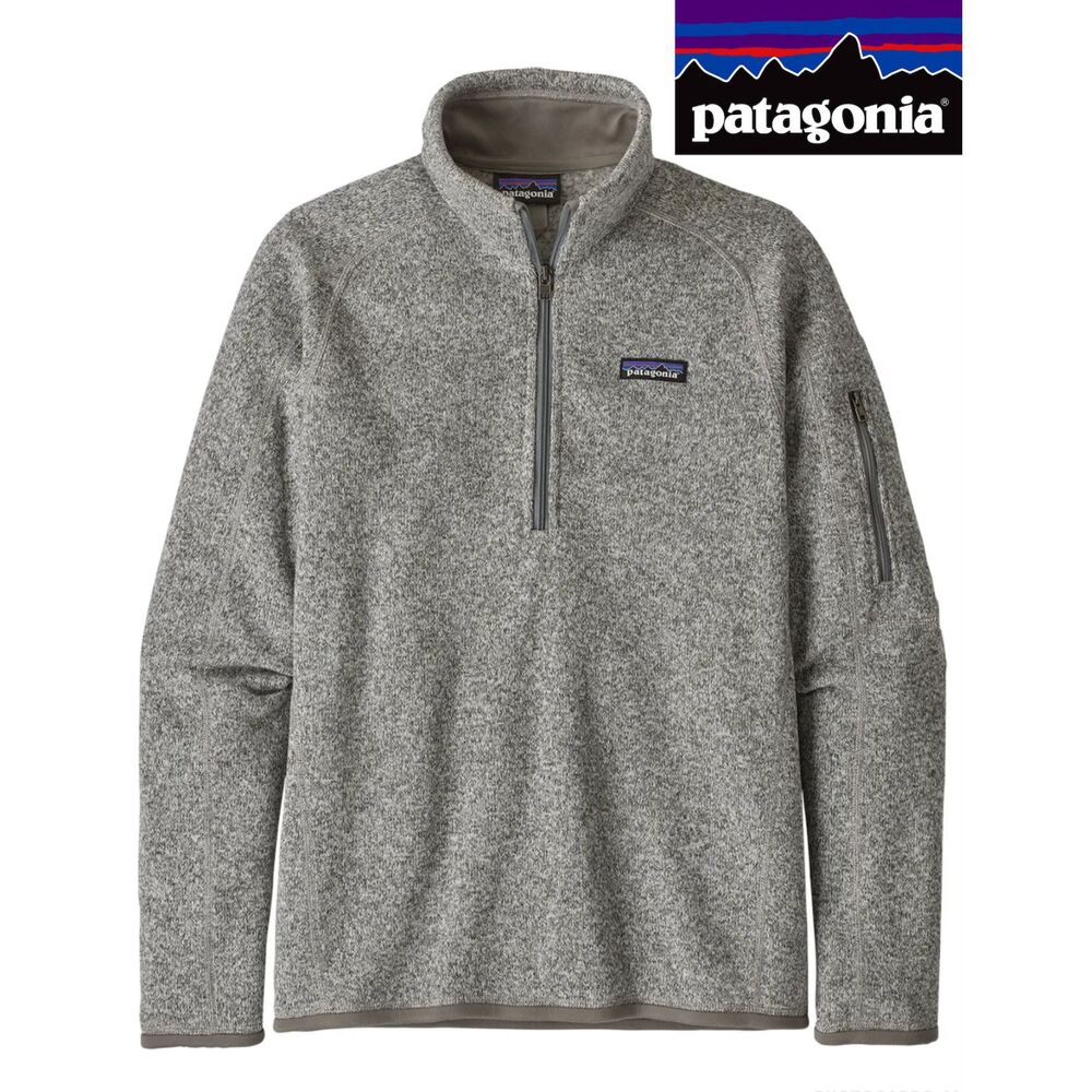 NWOT Patagonia Better Sweater 1/4 Zip Pullover Gray Fleece Sizes XL